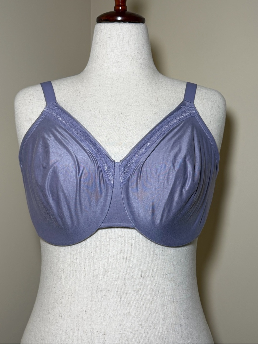 Wacoal Perfect Primer Bra 36G Gray Underwire Full Coverage Unlined 855213